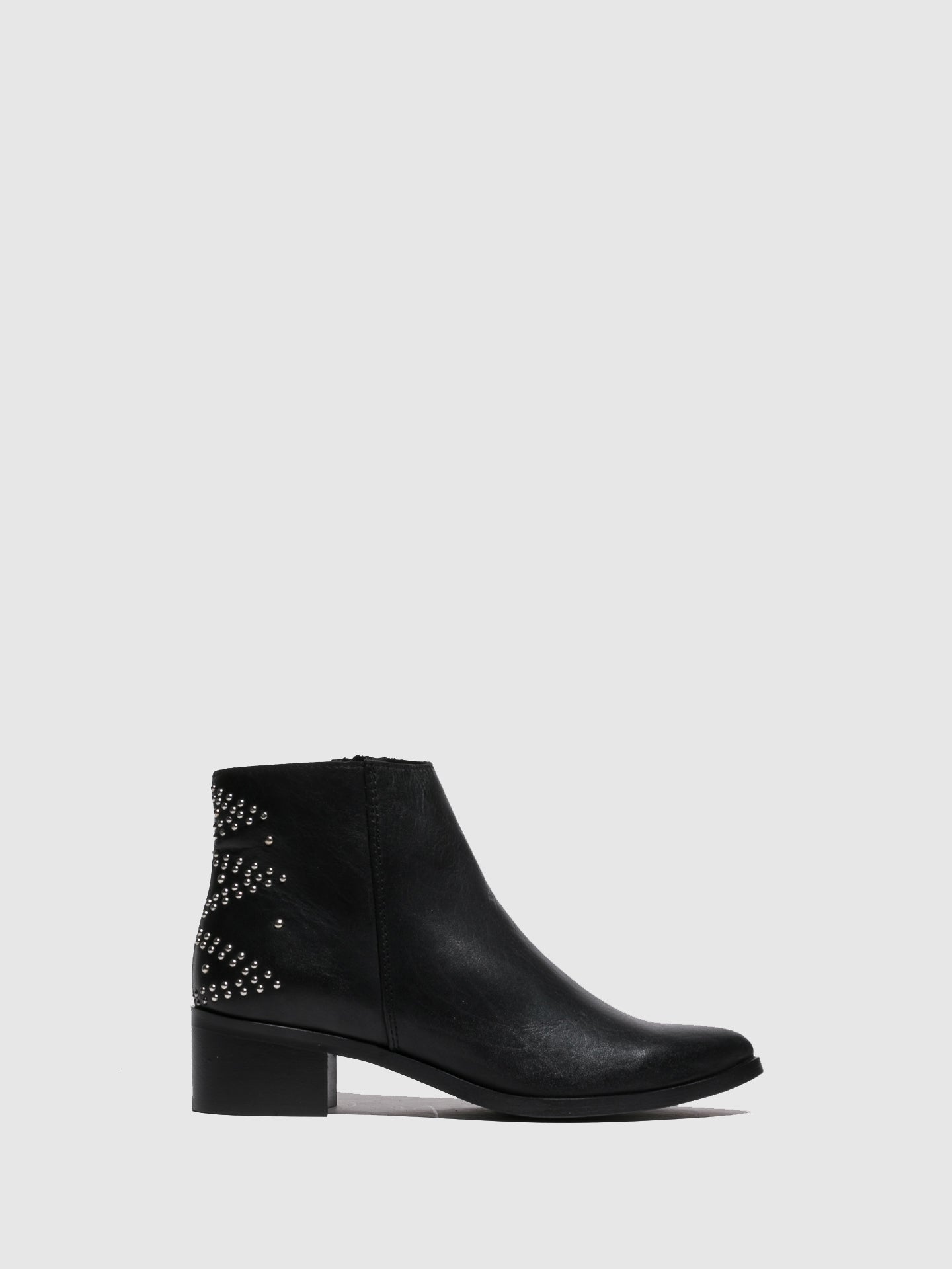 Foreva Black Pointed Toe Ankle Boots